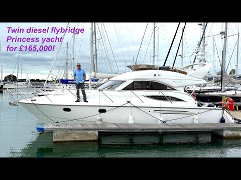 £165,000 Yacht Tour : 2003 Princess 38