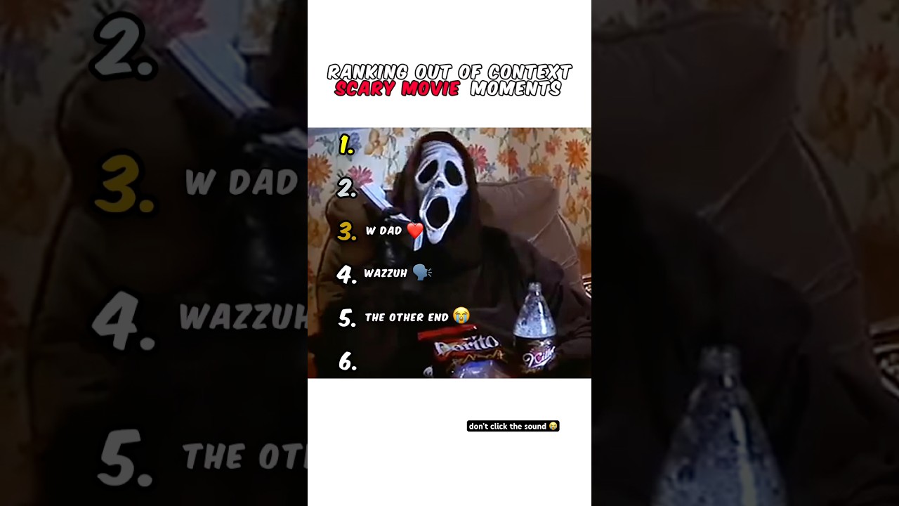 Ranking Scary Movie Moments 😭