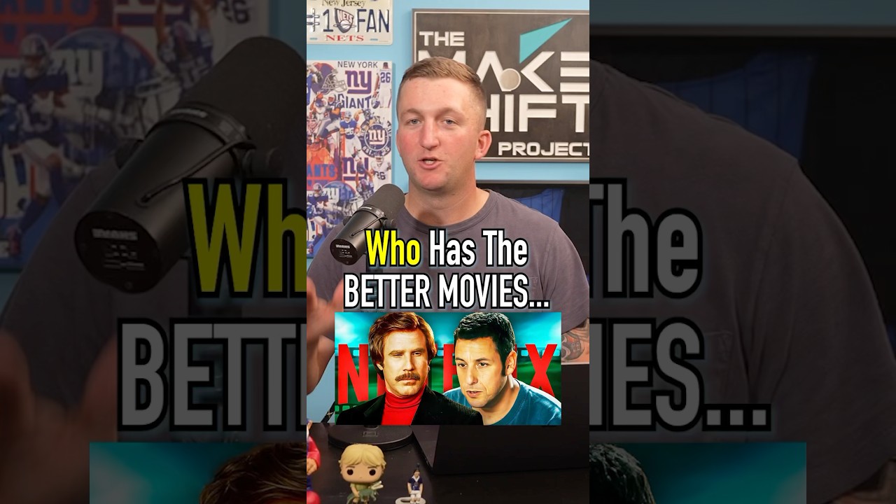 Who Has The Better Movies, WILL FERRELL Or ADAM SANDLER?! #shorts #movies #comedy #actor #versus