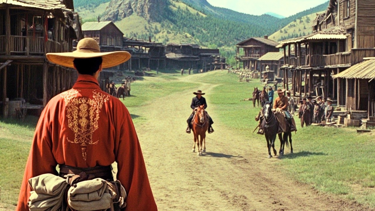 A KungFu master arrives in the Wild West in search of a new life | Old Western Movie