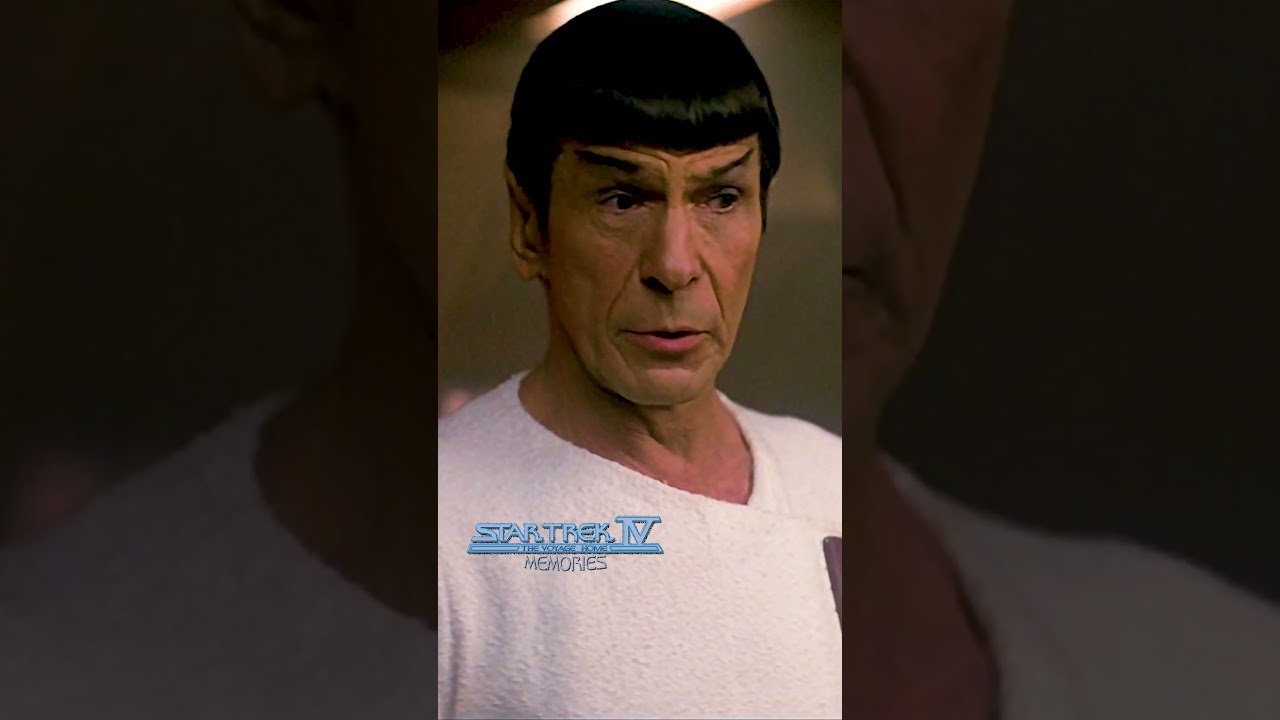 Spock has misplaced his Starfleet uniform! lol – STAR TREK IV: THE VOYAGE HOME #spock #alien