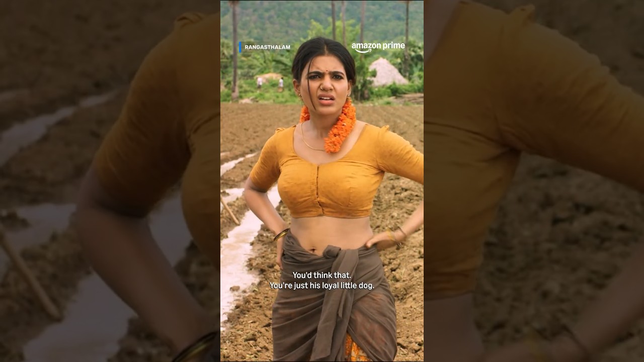 Samantha Catches Ram Charan RED HANDED 👀 😱 | Rangasthalam | #primevideoindia #movie #trending