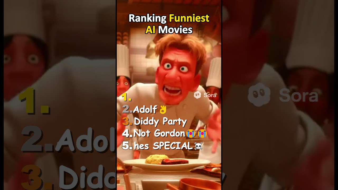 Ranking Funniest AI Movies! #shorts #memes #funny #ai #movies