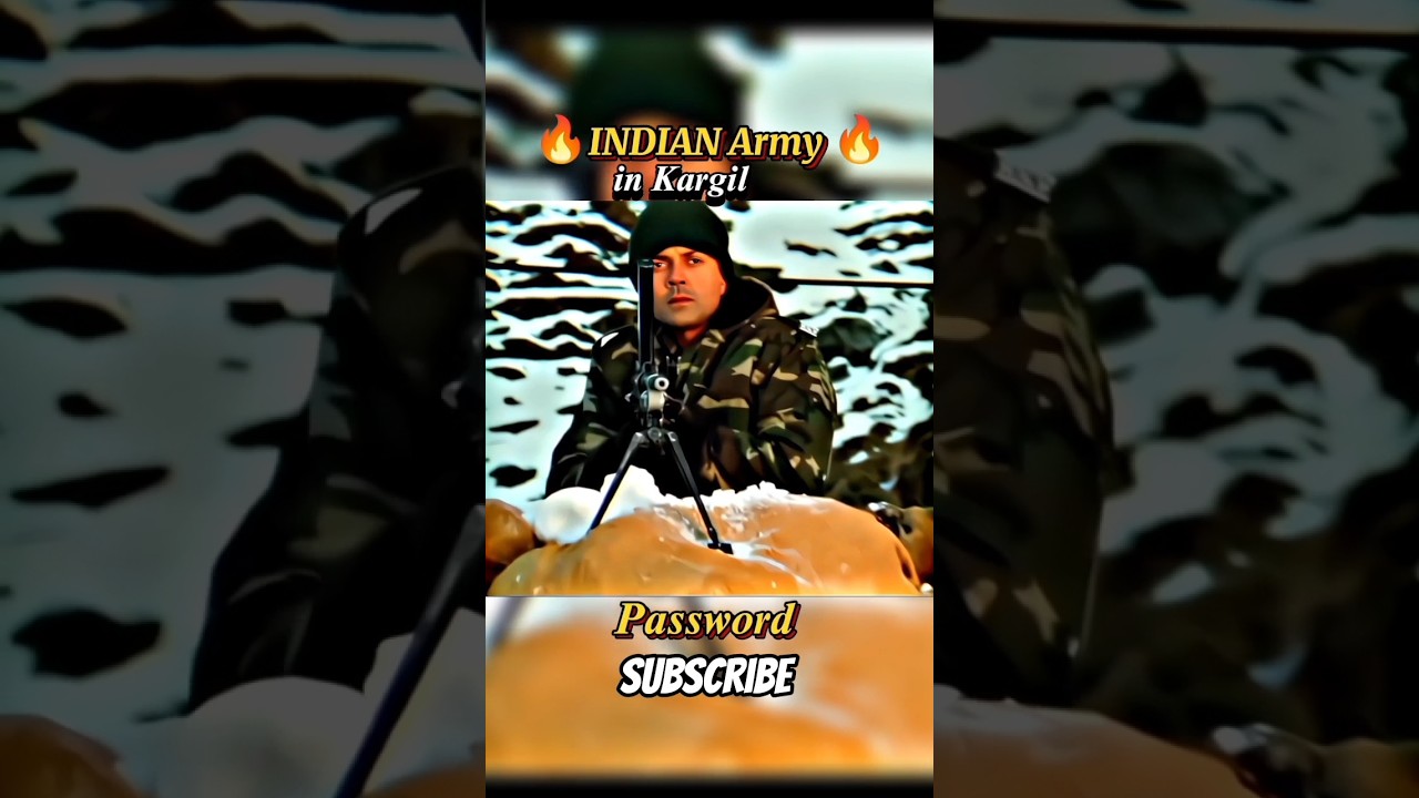 🔥Indian Army 🔥 VS Pakistan Army in Kargil #indianarmy #army #movies #bobbydeol #sanjubaba #suniels
