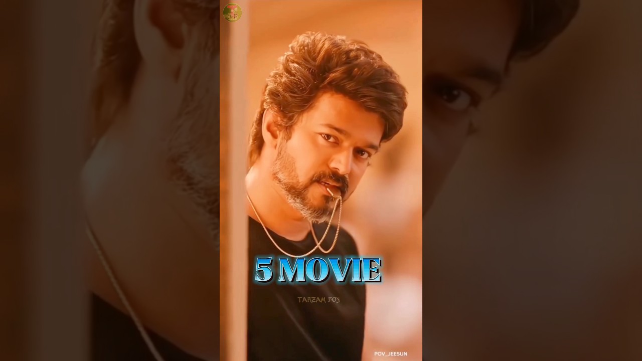 Top 5 highest grossing movies of Vijay Thalapathy 🤯 | #vijaythalapathy #shorts