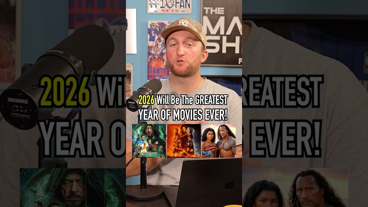 Will 2026 Be The GREATEST Year Of Movies Ever?! #shorts #movies #avengers #moana #spiderman