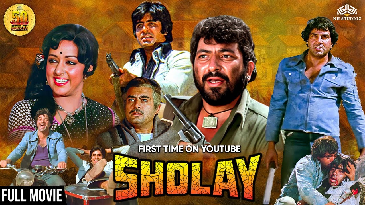 शोले SHOLAY (1975) FULL MOVIE | India’s Biggest Blockbuster 🔥 | Amitabh, Dharmendra, Hema