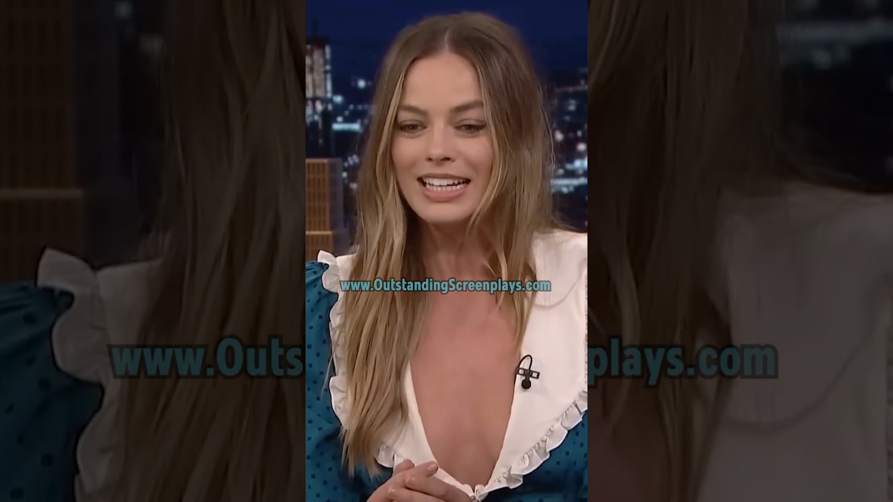 Margot Robbie realizes that in America things you see in Movies are REAL