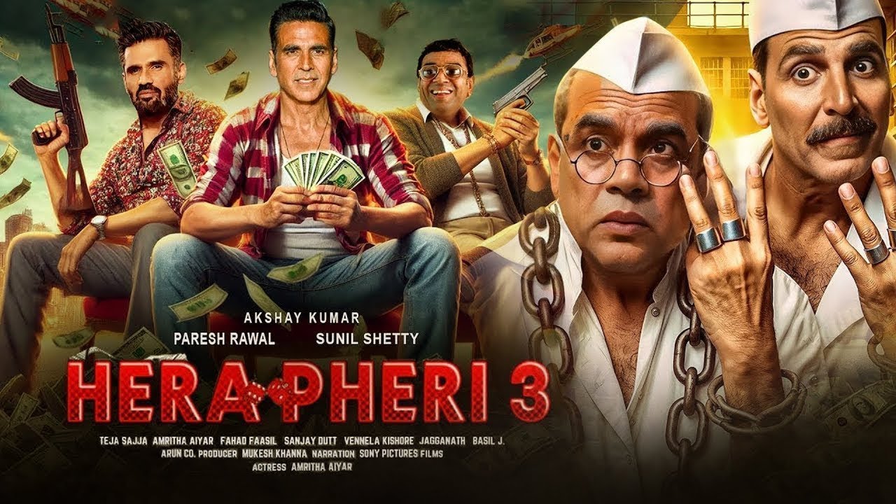 Hera Pheri 3 Full Movie | Akshay Kumar, Suniel Shetty, Paresh Rawal | New Comedy Blockbuster Movies