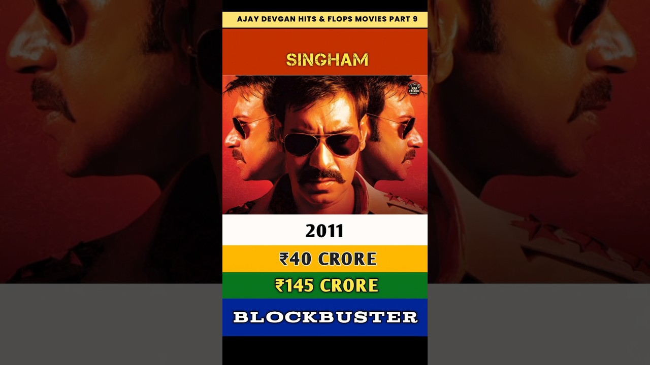 Ajay Devgan All Movies Hit & Flop 🤔 Part 9 #ajaydevgan #singham #movies
