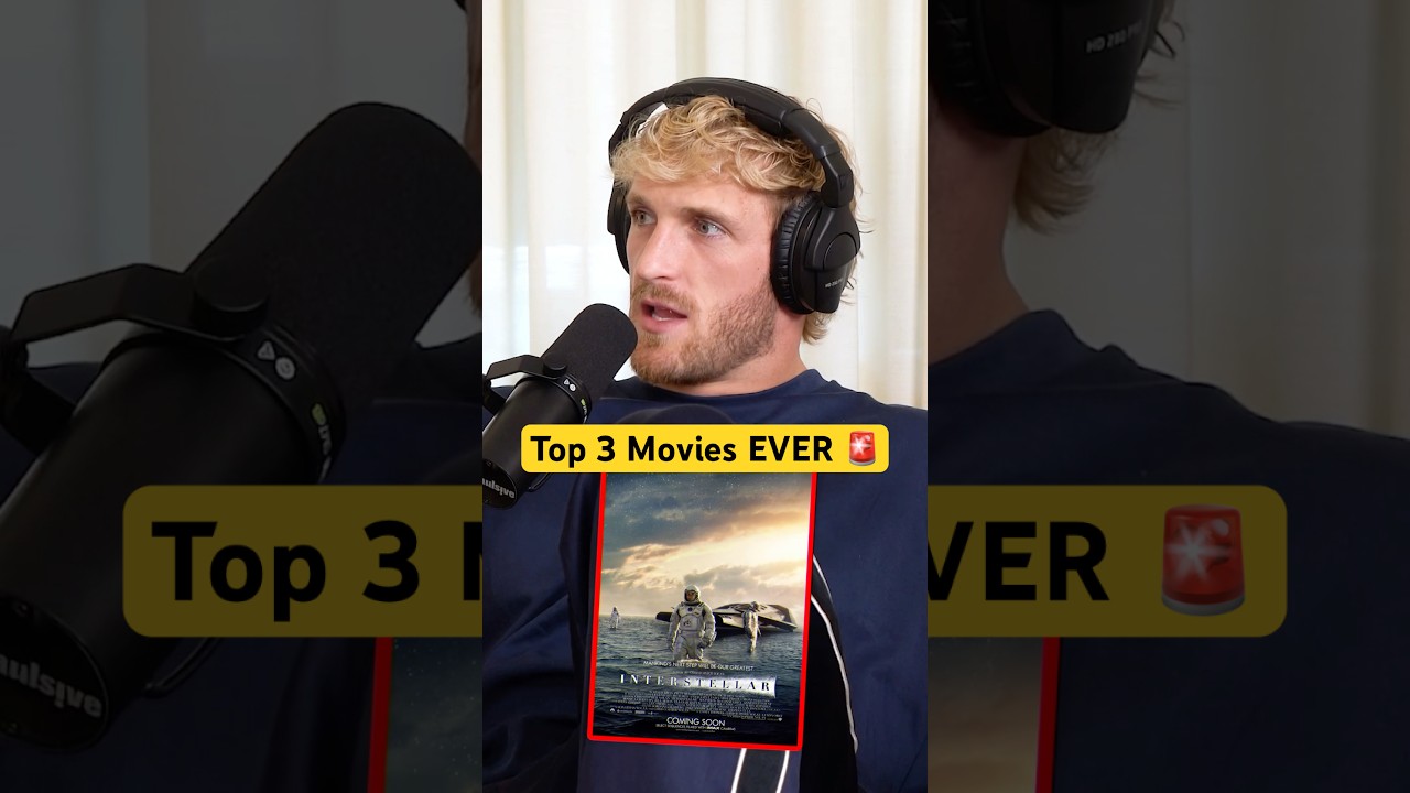Logan Paul’s Top 3 Movies of All-Time 🍿