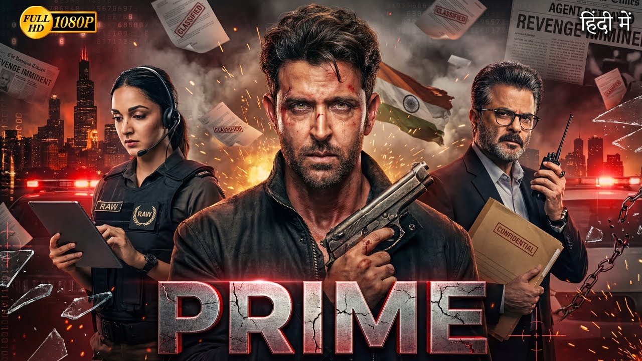Prime (2025) | Hrithik Roshan, Kiara Advani, Hindi Dubbed Action Spy Thriller Movie | Full HD Movie