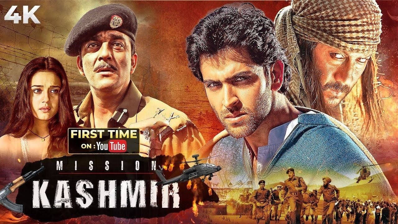 Mission Kashmir (2000) Full Hindi Movie (4K) | Hrithik Roshan & Preity Zinta | Sanjay Dutt | Action