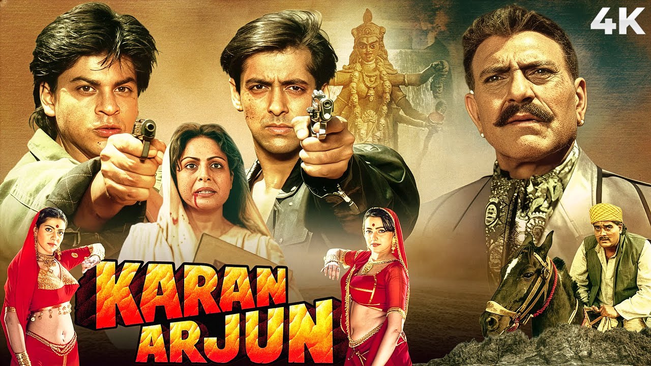 Karan Arjun (1995) Full Hindi Movie (4K) Salman Khan & Shah Rukh Khan & Kajol | Raakhee | Amrish P.