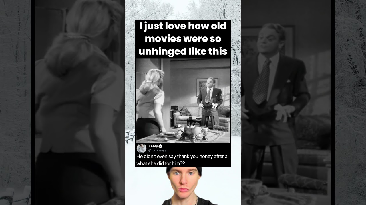 I just love how old movies were so unhinged like this