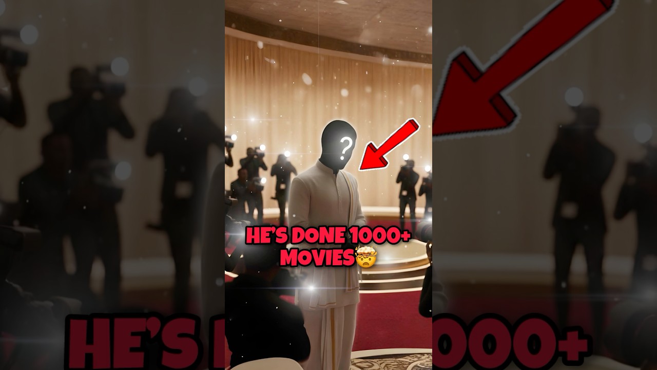 Indian Actor Who Worked in 1000+ Movies! 🤯 #shorts