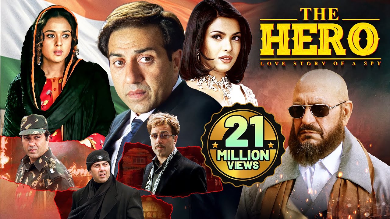 The Hero : Love Story Of A Spy (2003) Full Hindi Movie (4K) Sunny Deol & Preity Zinta | Priyanka