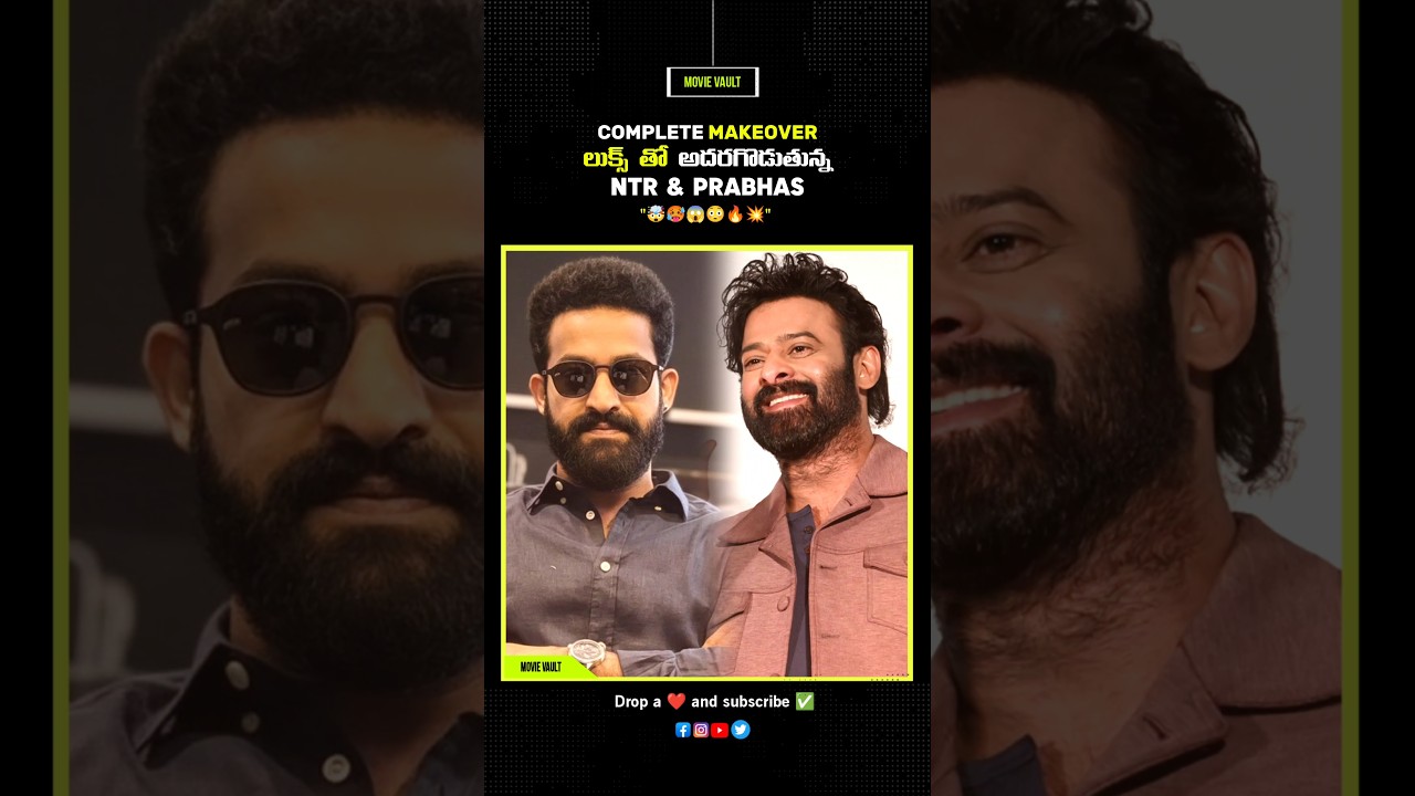 Ntr & Prabhas Transformation For Dragon and Spirit Movies!🔥#prabhas #ntr #ntrneel #transformation