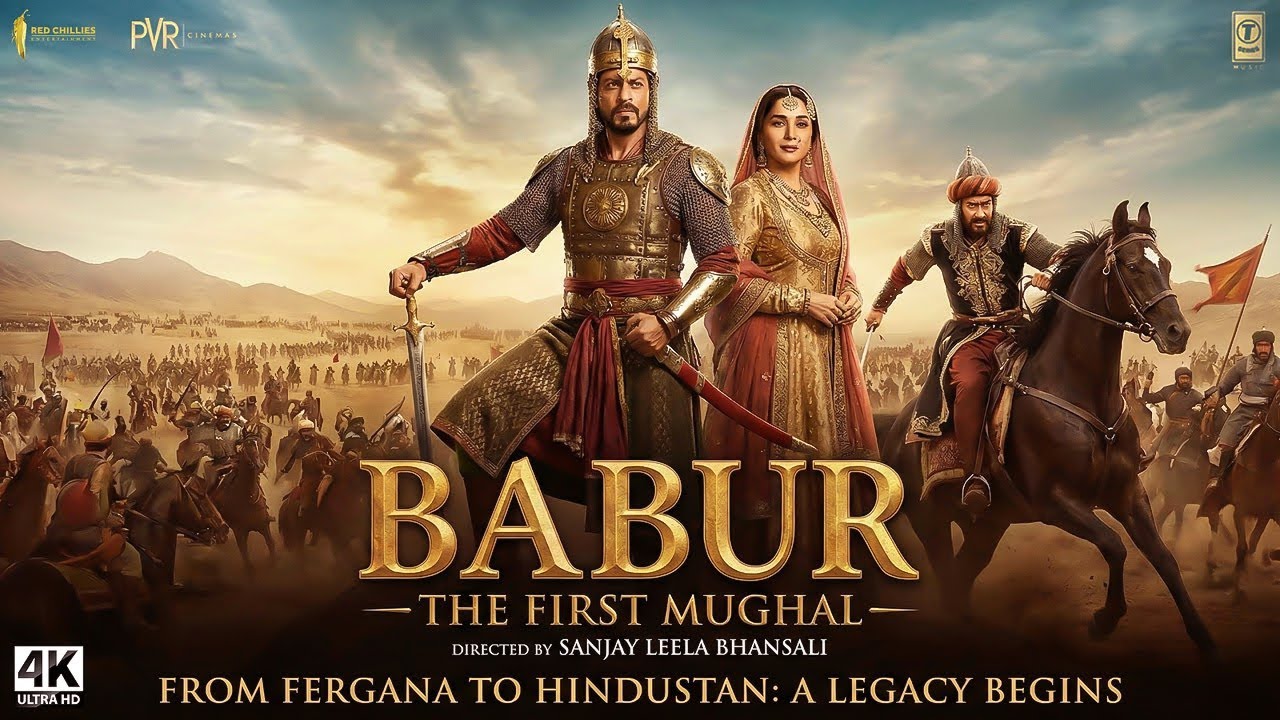 BABUR : The First Mughal 2025 Movie | Shah Rukh Khan, Ajay Devgn Madhuri | S.S Rajamouli New Movie