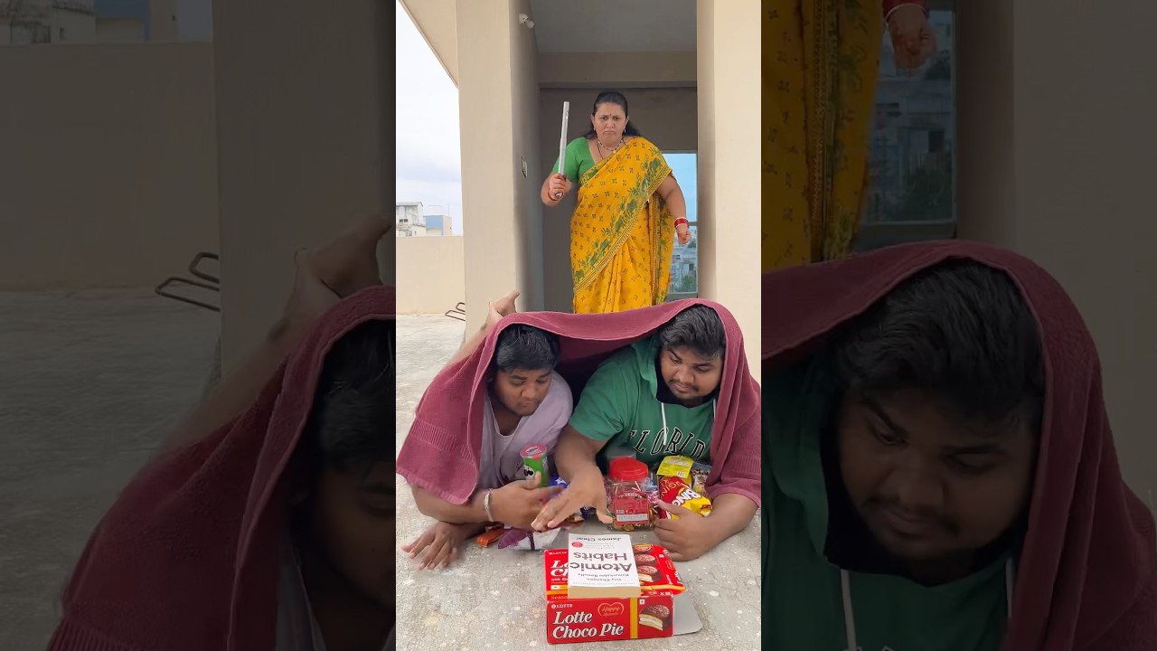 We pranked Mom 😱🥰💝🤣🤪🤫 #mrteju #short #comedy #entertainment