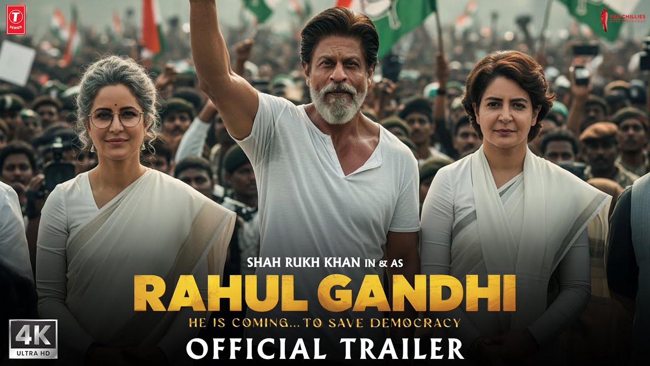 Rahul Gandhi – Trailer | ShahRukh Khan as Rahul Gandhi | Katrina Kaif | Anushka Sharma | In 2025