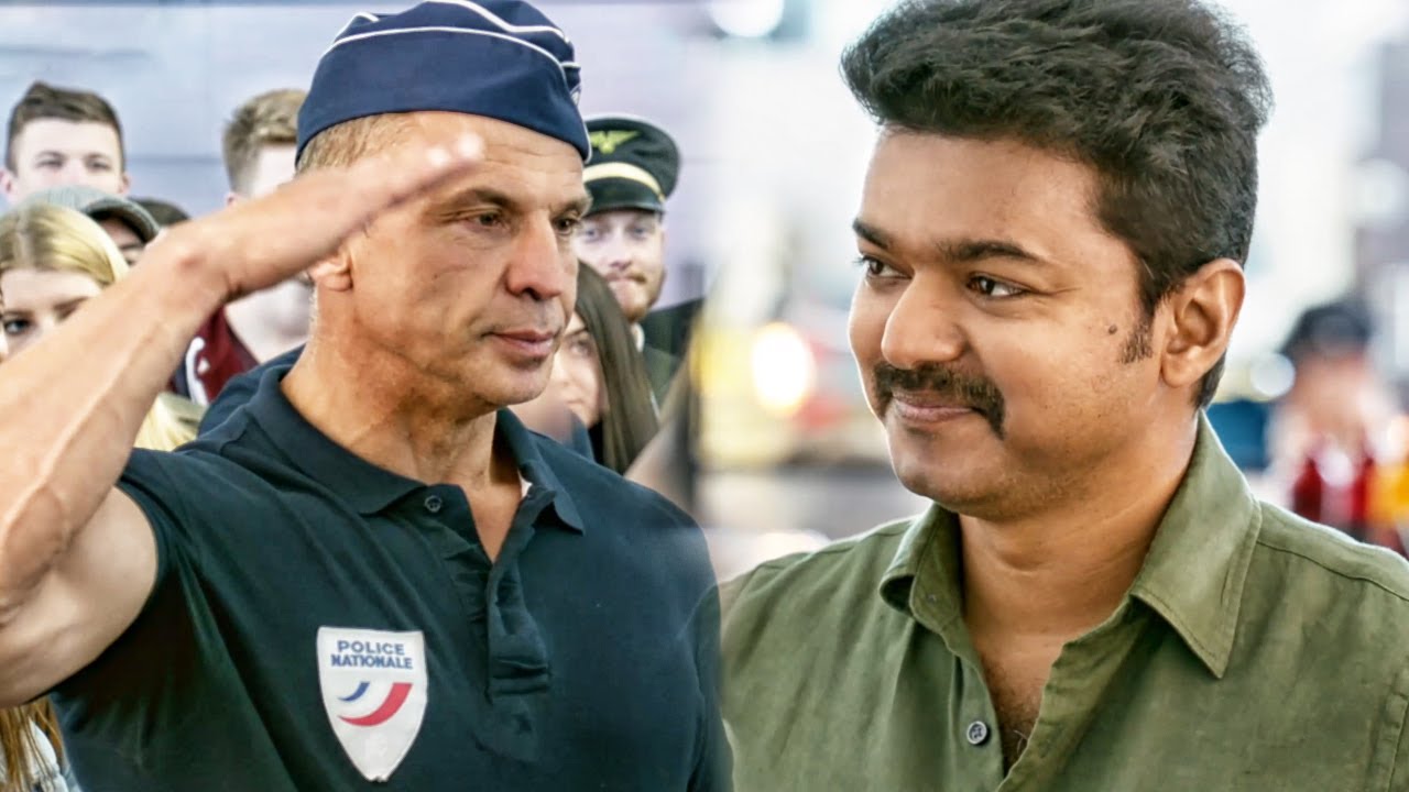 Thalapathy Vijay Mass Airport Scene | Mersal | Hindi Dubbed Film | Goldmines