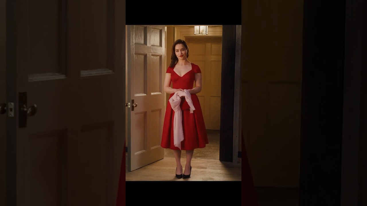 The Red Dress Moment ❤️🎶 | Me Before You #movie #youtubeshorts #film #movieclips