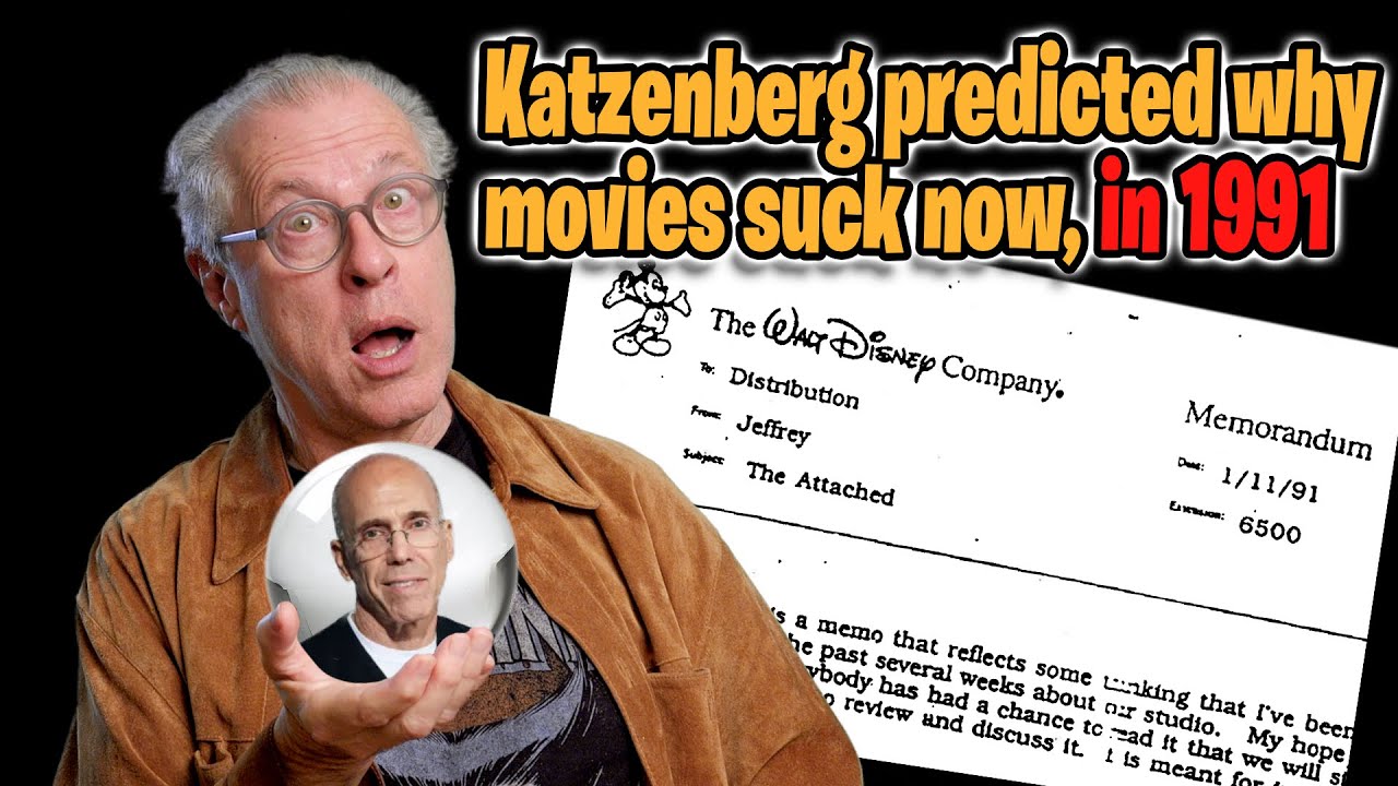Jeffrey Katzenberg predicted why movies suck now, in 1991.