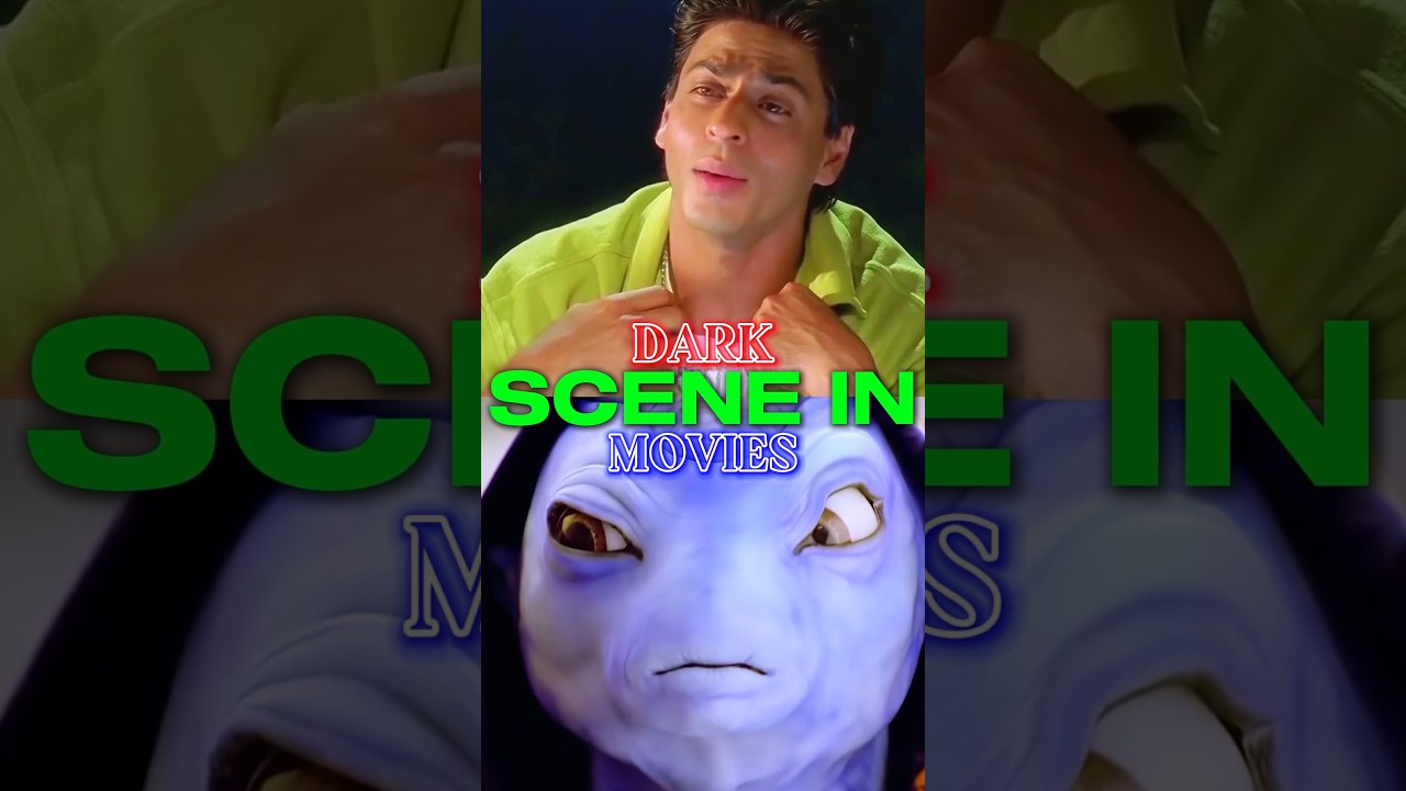EXTREMELY DARK SCENE IN MOVIES | #shorts #srk #hrithikroshan