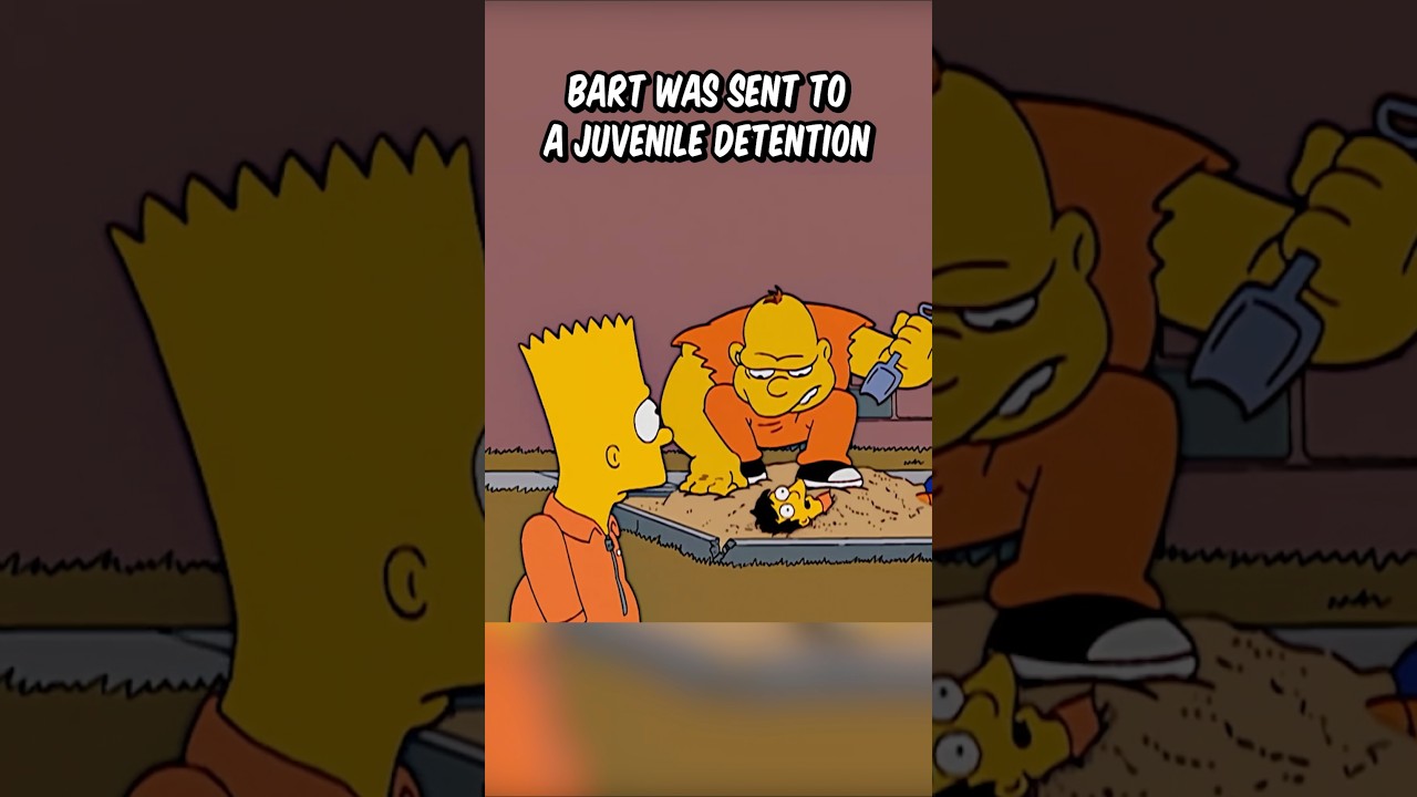 Bart was sent to a juvenile detention