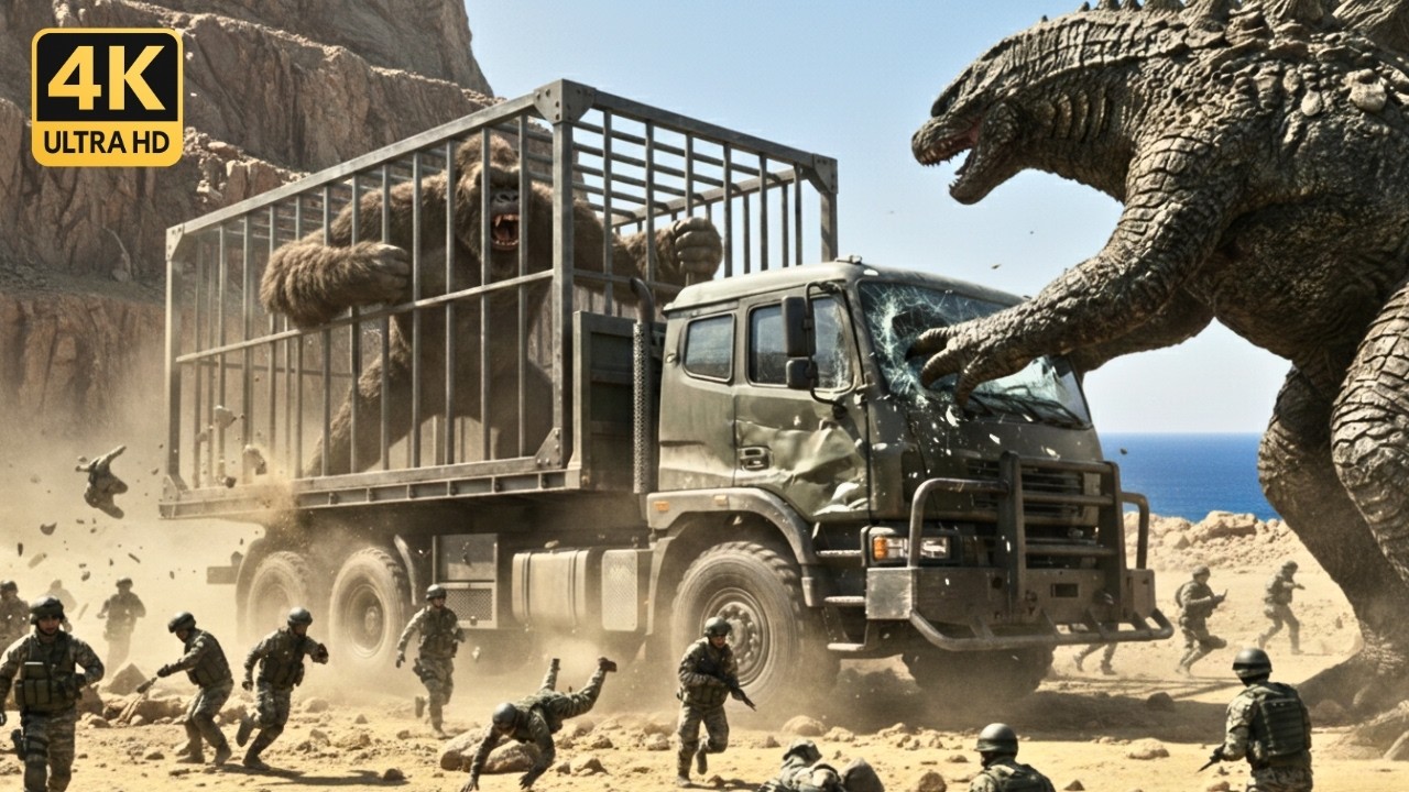 KING KONG and GODZILLA vs. SPECIAL FORCES – Titan Battle on Land and Sea | King Kong Movie