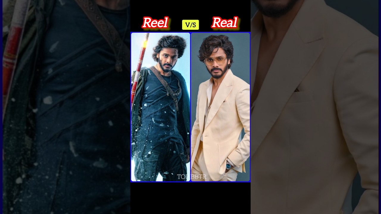 Mirai movie all cast reel || vs real || look 😱. #mirai #telugu #movie #shorts #trending #ytshorts