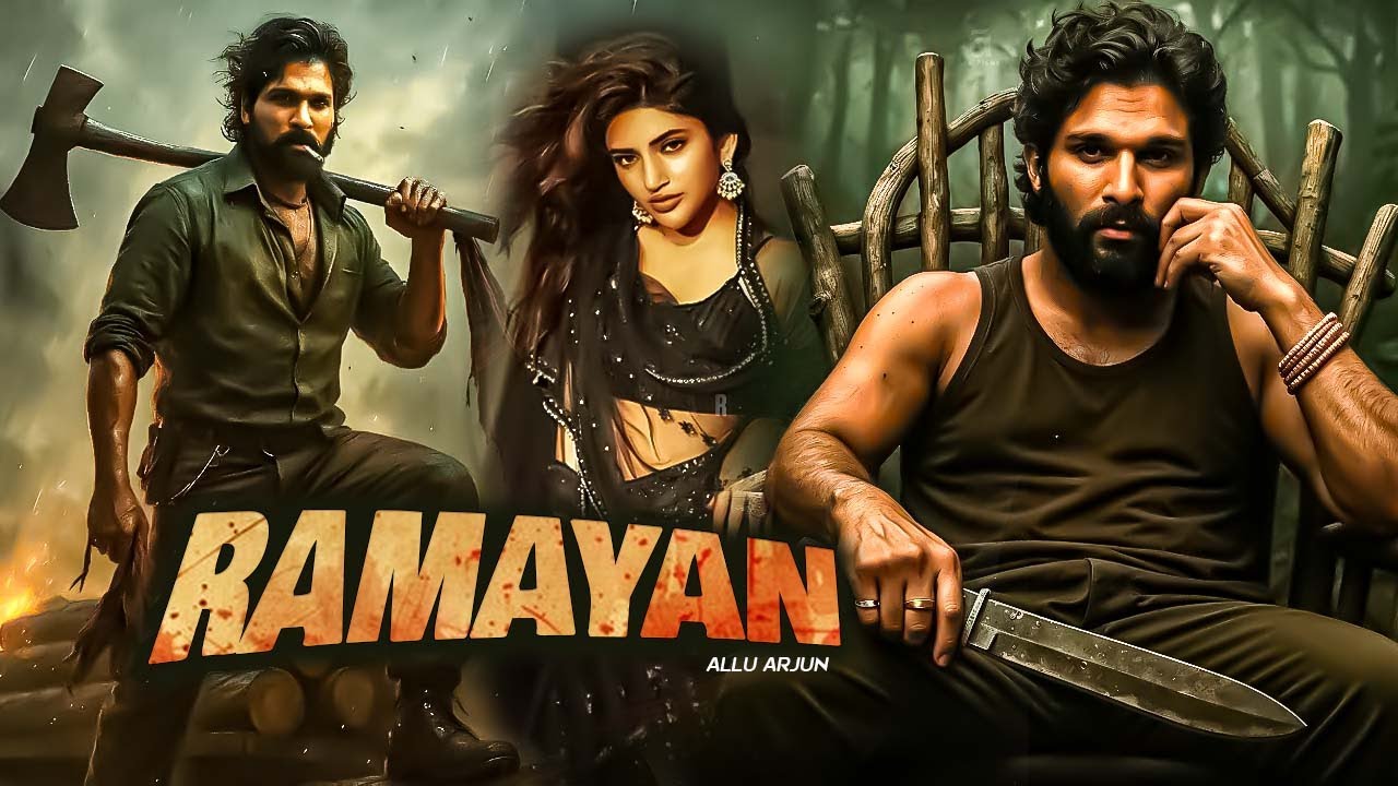 Ramayan || New South Indian Movies 2025 Hindi Dubbed || Allu Arjun, Sree Leela || #action #hindi