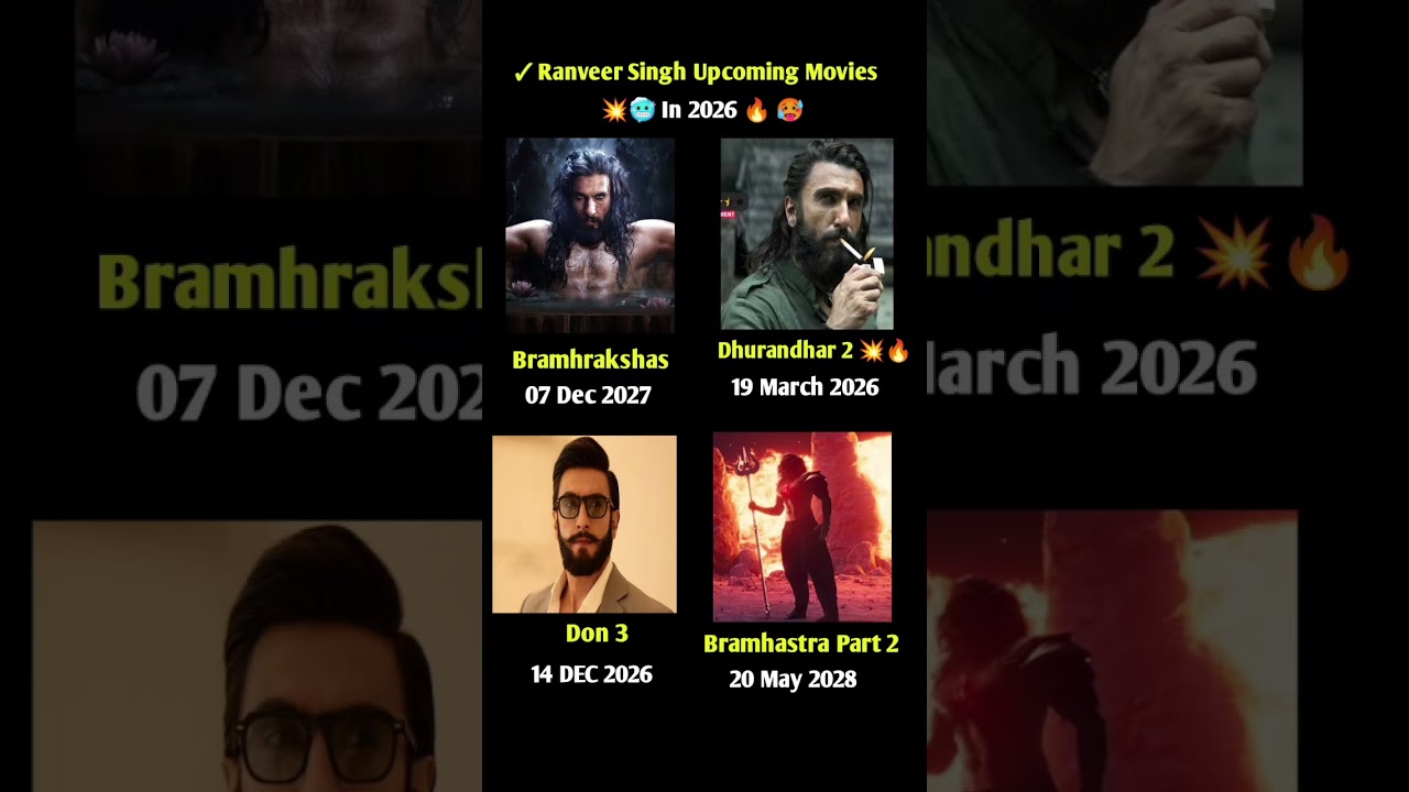 Ranveer Singh Upcoming movies ✓ #action | 🥶 #brutal 🥵 | #mythology ⚡| #evil 👿 | #adventure 🥰 !