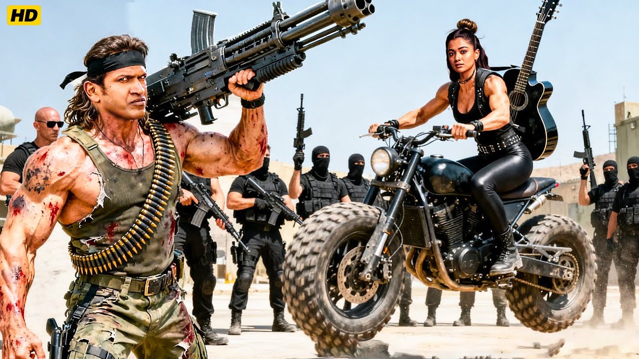 Rashmika Mandanna की अब तक की सबसे खतरनाक एक्शन हिंदी फिल्म | Puneeth Rajkumar South Action Movie