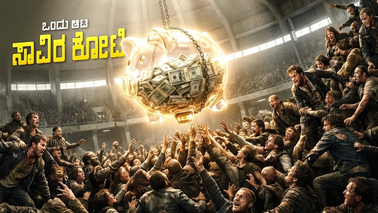 The Running Man Movie Explained In Kannada • Game Thriller Netflix and Jio hostar Amazon prime movie