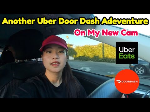 Another Adventure Delivering For Uber & Door Dashing With My New Action Cam! Uber Eats Ride Along!