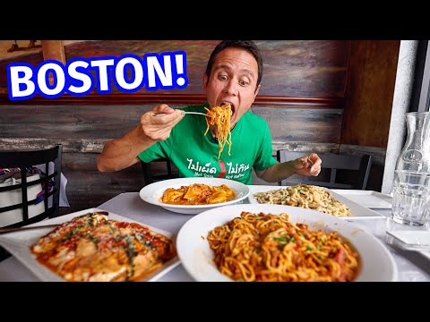 Boston Food Tour – HUGE ITALIAN FOOD + 16” Chicken Parmesan Sub!! | Boston, Massachusetts