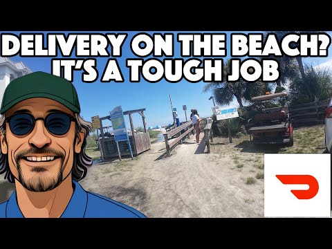 Delivery On The Beach? It's A Tough Job.