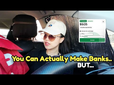 Door Dashers in California Can Actually Make Banks! But..Saturation & Economy.. Uber Eats Ride Along