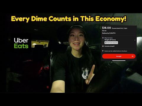 Every Dime Counts In This Economy! Gig Work A lot these days! Uber EATS Ride Along Door Dash!