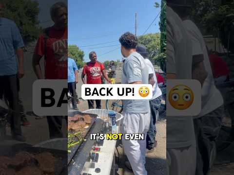 Fight Breaks Out While Feeding the Homeless 😳 ‘I’m from Detroit!’ #feedingthehomeless #fight