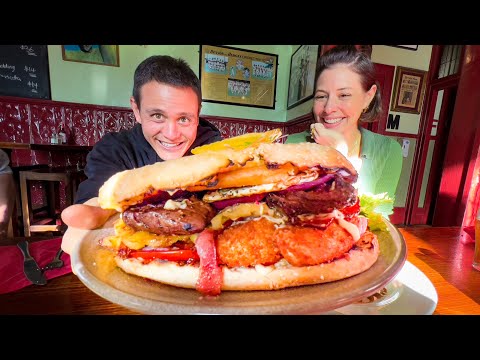 First time in AUSTRALIA!! 🇦🇺 Kangaroo + Huge BOGAN BURGER!! | What is Australian Food??