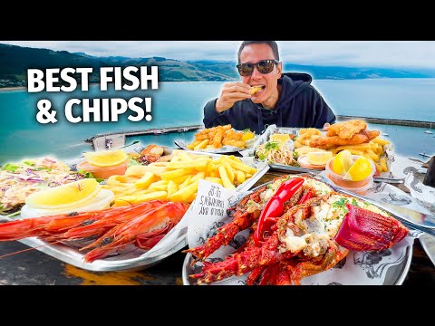 FISH & CHIPS Mountain!! 🐟 🍟 Best Australian SEAFOOD on the Great Ocean Road!!