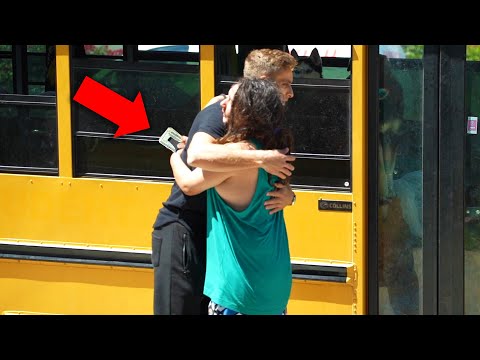 Giving strangers wallets FULL of cash