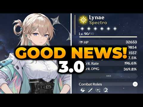 GOOD NEWS! LYNAE FULL UPDATED KIT BREAKDOWN🤩🥳 | Wuthering Waves, Lynae WUWA, WUWA Lynae, Lynae