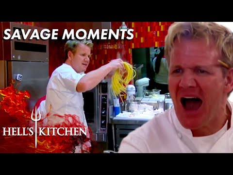 Gordon Ramsay Being Absolutely Savage | Hell's Kitchen | Part One