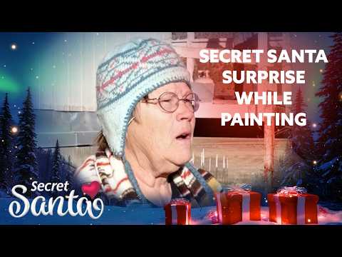 Helping her sister on a ladder turned into the moment a Secret Santa changed this woman's life