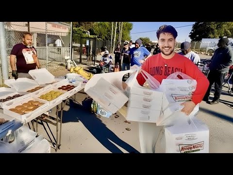I Bought Out Krispy Kreme to Feed the Homeless!