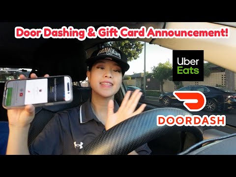 I Do Door Dash Delivery Lost In Apartment Again Winner GC Announcement! Uber Eats Ride ALONG!